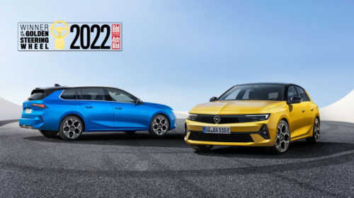 Opel Astra wint het Gouden Stuurwiel